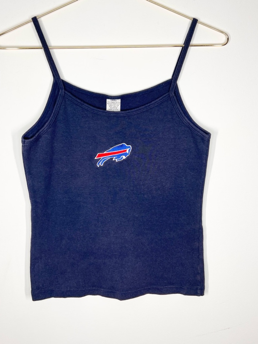 Y2K Bella Buffalo Bills Embroidered Logo Tank Top Cami Large